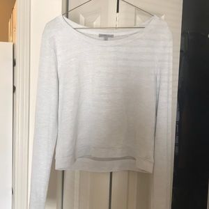 Gray long sleeve sweater
